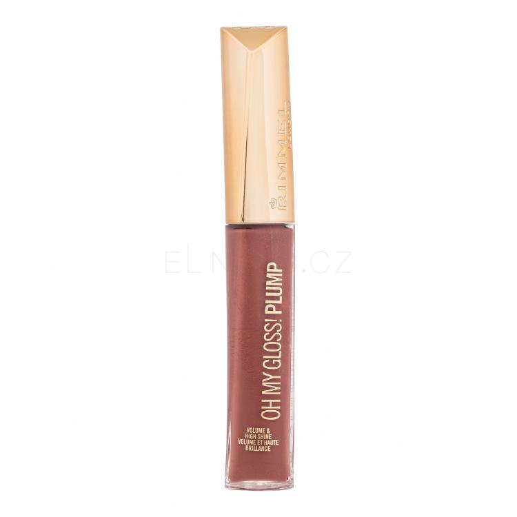 Rimmel London Oh My Gloss! Plump Lesk na rty pro ženy 6,5 ml Odstín 758 Rosie Posie