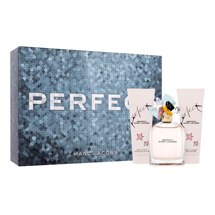 Marc Jacobs Perfect SET4 Dárková kazeta parfémovaná voda 100 ml + tělové mléko 75 ml + sprchový gel 75 ml