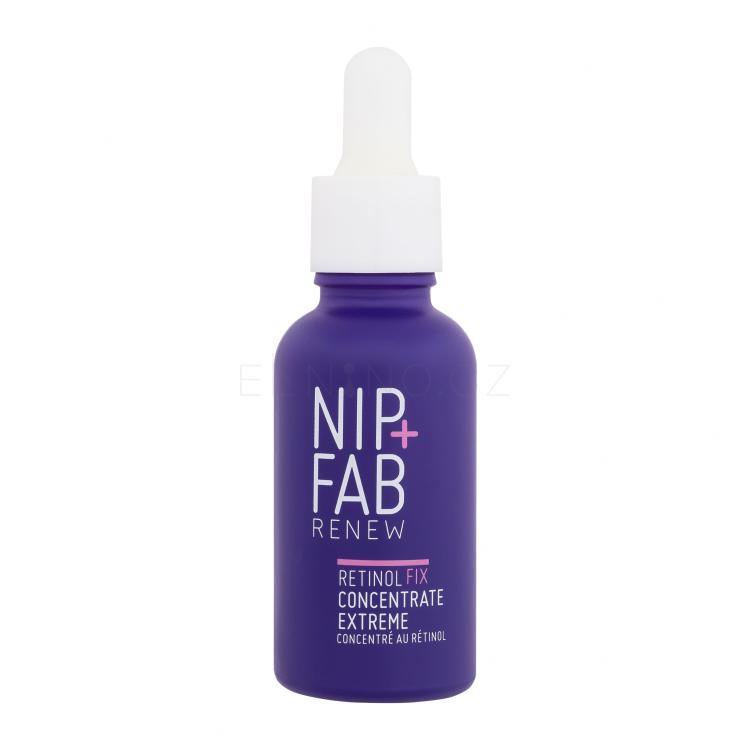 NIP+FAB Renew Retinol Fix Concentrate Extreme 10% Pleťové sérum pro ženy 30 ml poškozená krabička