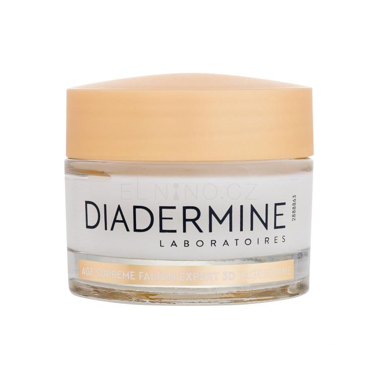 Diadermine Age Supreme Wrinkle Expert 3D Day Cream Denní pleťový krém pro ženy 50 ml poškozená krabička