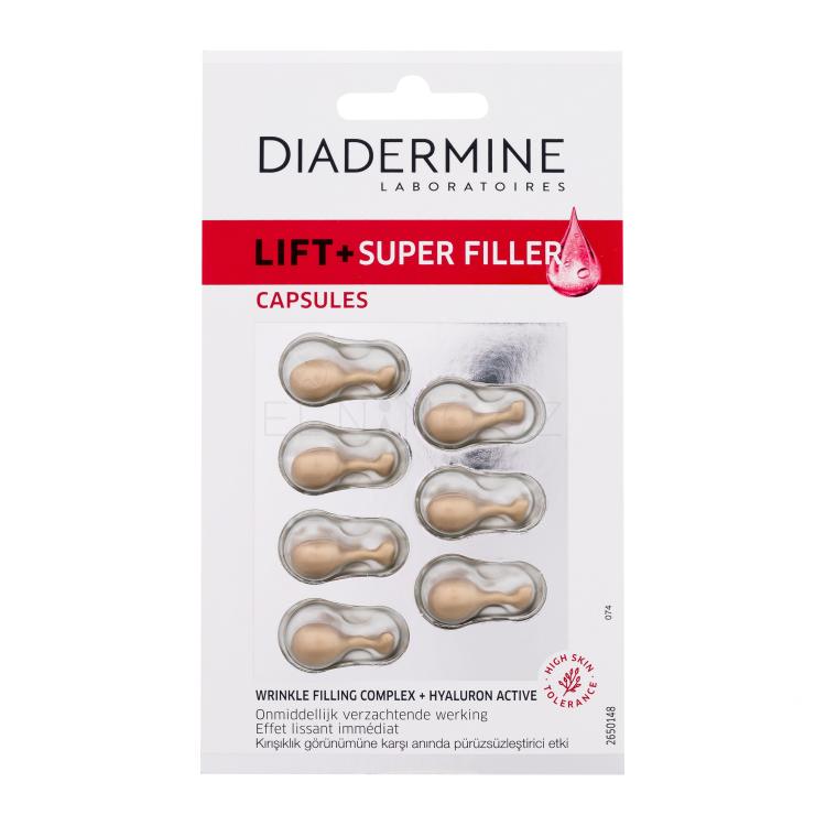 Diadermine Lift+ Super Filler Capsules Pleťové sérum pro ženy 7 ks poškozená krabička