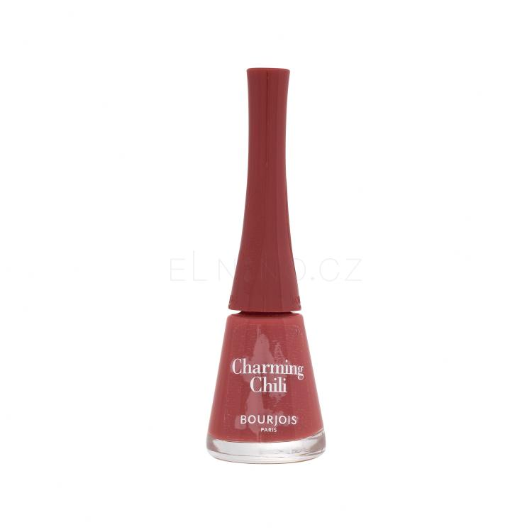 BOURJOIS Paris 1 Second Lak na nehty pro ženy 9 ml Odstín 49 Charming Chili