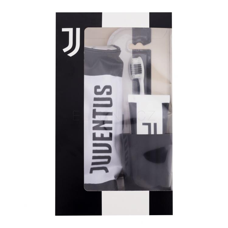 Juventus Juventus Dárková kazeta zubní pasta 75 ml + zubní kartáček + kelímek na zubní kartáček + kosmetická taštička