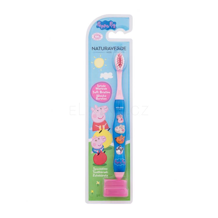 Naturaverde Peppa Pig Toothbrush Klasický zubní kartáček pro děti 1 ks