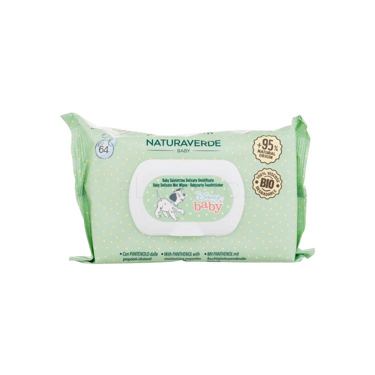 Naturaverde Disney Baby Delicate Wet Wipes Čisticí ubrousky pro děti 64 ks