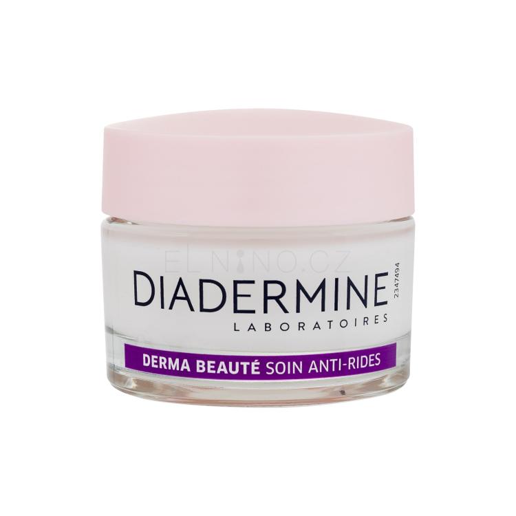 Diadermine Derma Beauty Anti-Wrinkle Day &amp; Night Cream Denní pleťový krém pro ženy 50 ml poškozená krabička