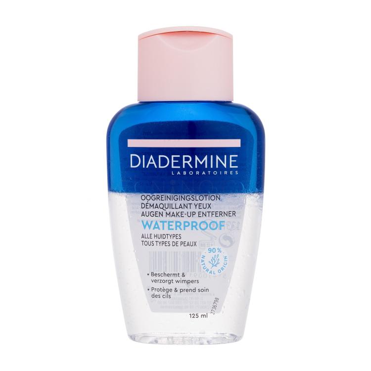 Diadermine Waterproof Eye Make-Up Remover Odličovač očí pro ženy 125 ml poškozená krabička