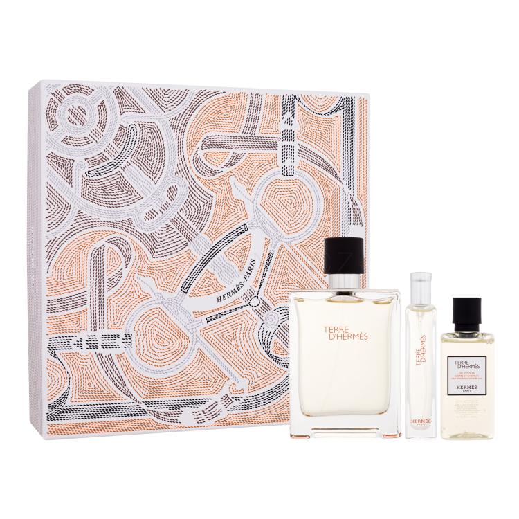 Hermes Terre d´Hermès Dárková kazeta toaletní voda 100 ml + toaletní voda 15 ml +  sprchový gel 40 ml