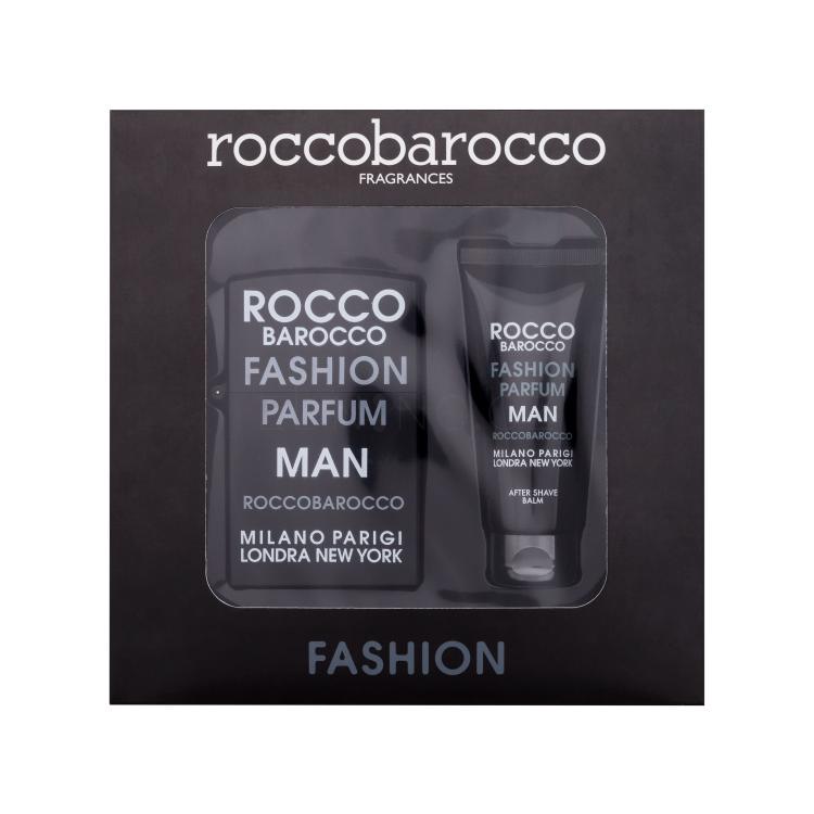 Roccobarocco Fashion Man Dárková kazeta toaletní voda 75 ml + balzám po holení 100 ml