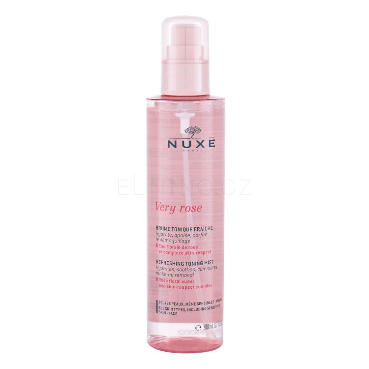 NUXE Very Rose Refreshing Toning Pleťová voda a sprej pro ženy 200 ml tester