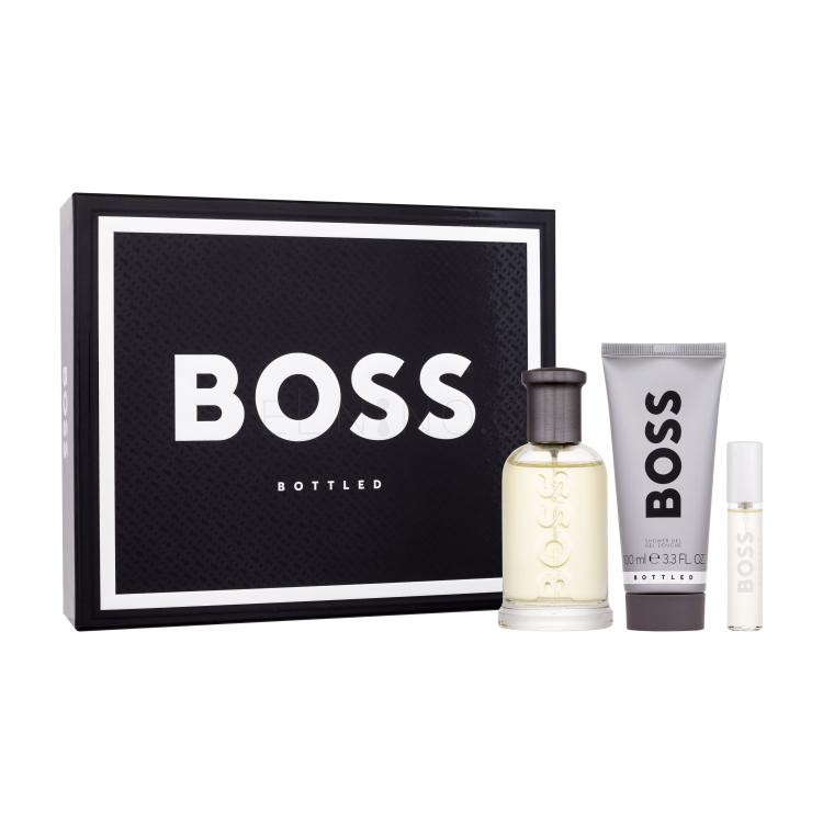 HUGO BOSS Boss Bottled SET1 Dárková kazeta toaletní voda 100 ml + sprchový gel 100 ml + toaletní voda 10 ml