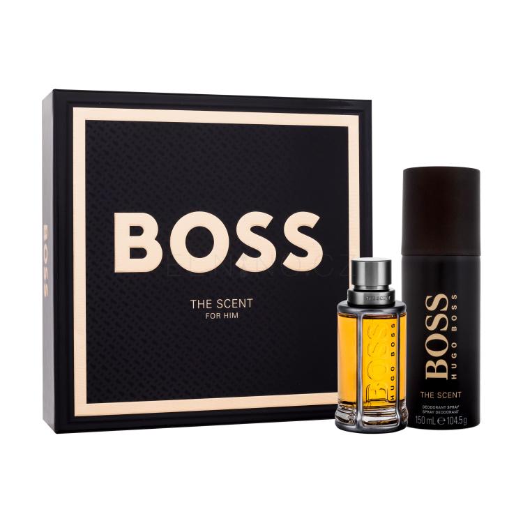 HUGO BOSS Boss The Scent 2015 SET3 Dárková kazeta toaletní voda 50 ml + deodorant 150 ml