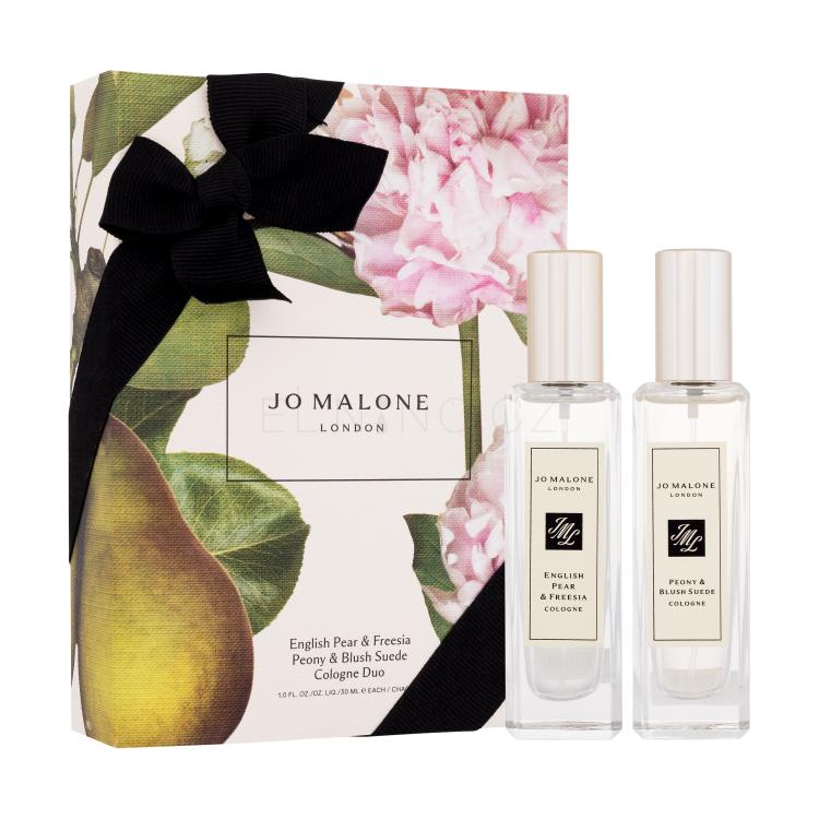 Jo Malone English Pear &amp; Freesia Dárková kazeta kolínská voda English Pear &amp; Freesia 30 ml + kolínská voda Peony &amp; Blush Suede 30 ml