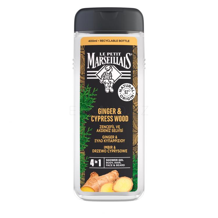 Le Petit Marseillais Ginger &amp; Cypress Wood Sprchový gel pro muže 400 ml