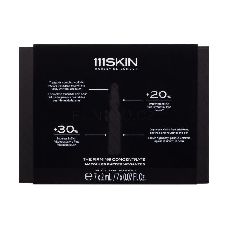 111SKIN Black Diamond The Firming Concentrate Pleťové sérum pro ženy 7x2 ml