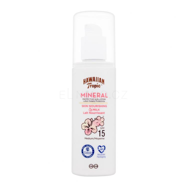 Hawaiian Tropic Mineral Skin Nourishing Milk SPF15 Opalovací přípravek na tělo 100 ml