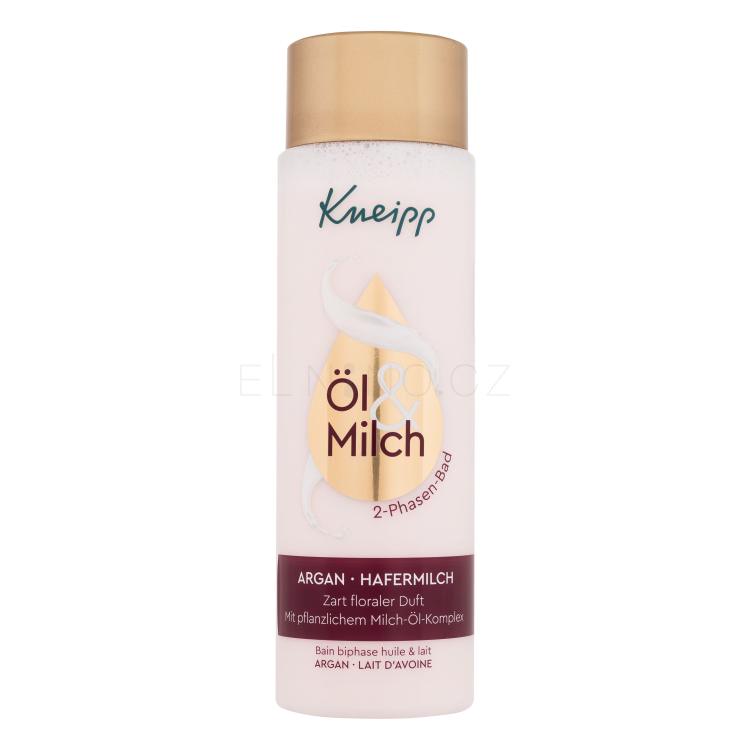 Kneipp Oil &amp; Milk 2-Phase Bath Argan &amp; Oat Milk Koupelový olej pro ženy 250 ml