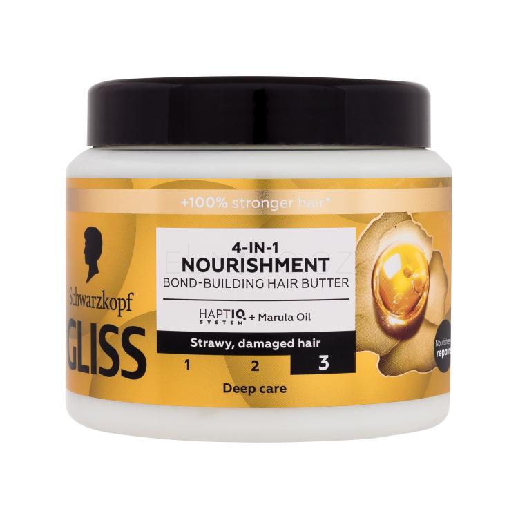 Schwarzkopf Gliss Nourishment 4-in-1 Hair Butter Maska na vlasy pro ženy 400 ml