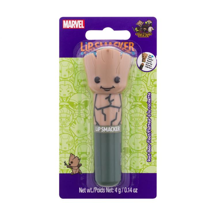 Lip Smacker Marvel Guardians of the Galaxy Groot Lip Balm Root Beer Float Balzám na rty pro děti 4 g