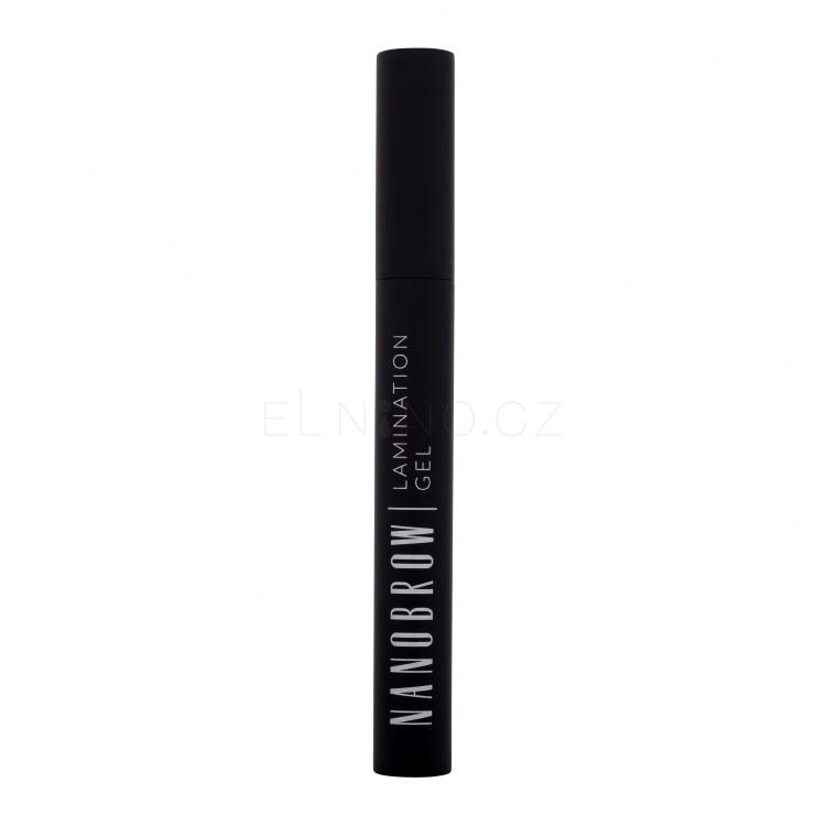 Nanobrow Lamination Gel Řasenka na obočí pro ženy 7 ml Odstín Black poškozená krabička