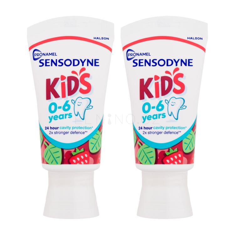 Sensodyne Pronamel Kids 0-6 Years Duo Zubní pasta pro děti Set