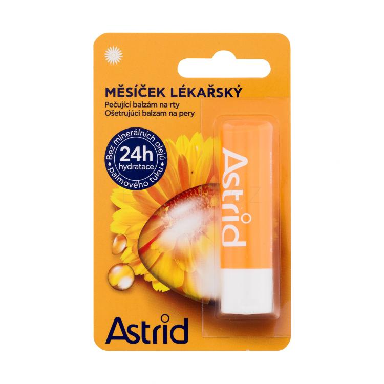 Astrid Calendula Caring Lip Balm Balzám na rty 4,8 g