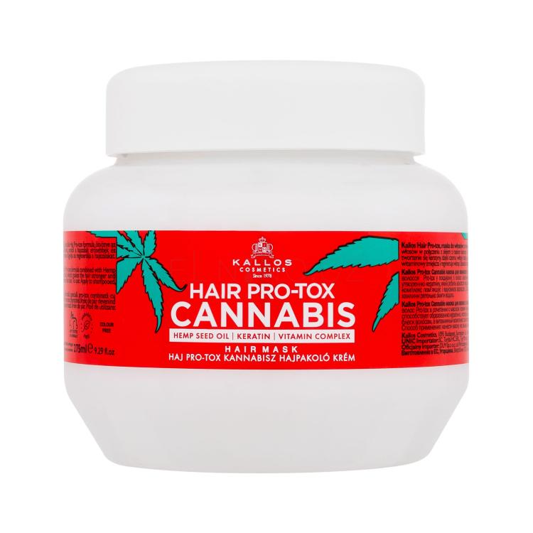 Kallos Cosmetics Hair Pro-Tox Cannabis Maska na vlasy pro ženy 275 ml