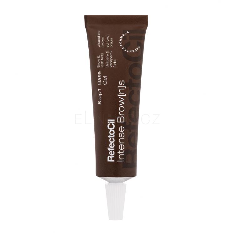 RefectoCil Intense Brow[n]s Base Gel Barva na obočí pro ženy 15 ml Odstín Chocolate Brown