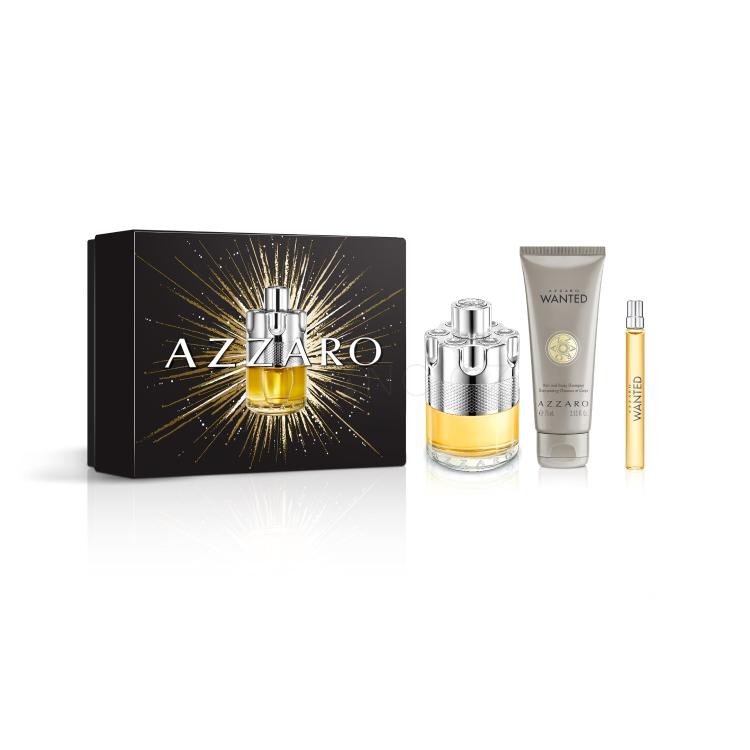 Azzaro Wanted Dárková kazeta toaletní voda 100 ml + toaletní voda 10 ml + šampon na vlasy a tělo 75 ml