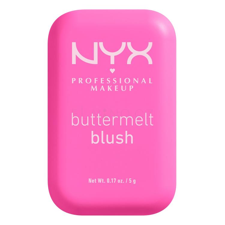 NYX Professional Makeup Buttermelt Blush Tvářenka pro ženy 5 g Odstín 01 My Butta Half