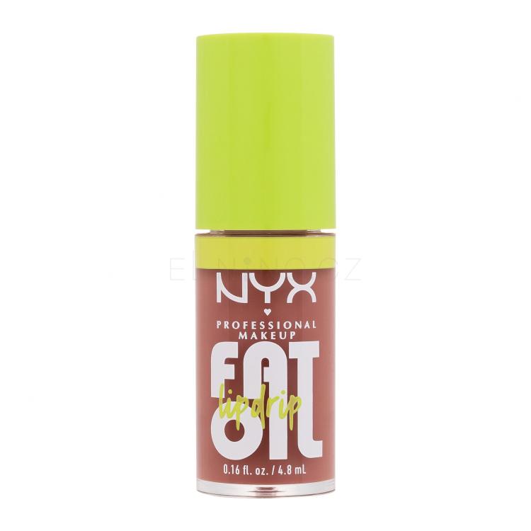 NYX Professional Makeup Fat Oil Lip Drip Olej na rty pro ženy 4,8 ml Odstín 10 Splash Of Cream