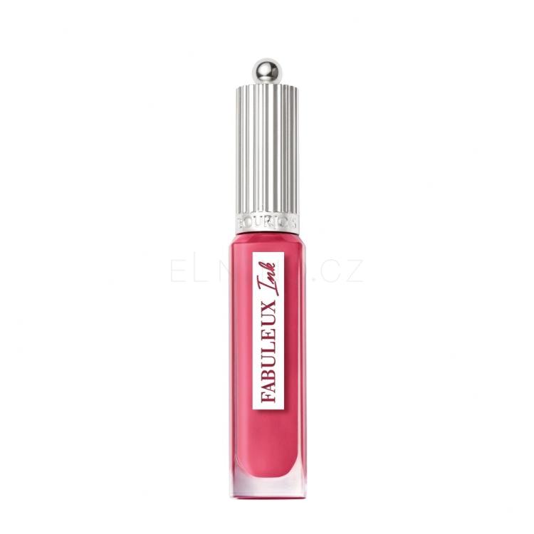 BOURJOIS Paris Fabuleux Ink Rtěnka pro ženy 3,5 ml Odstín 06 Cotton Candy&#039;De