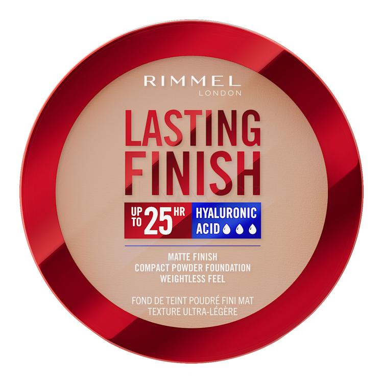 Rimmel London Lasting Finish 25H Compact Powder Foundation SPF20 Make-up pro ženy 7 g Odstín 005 Ivory