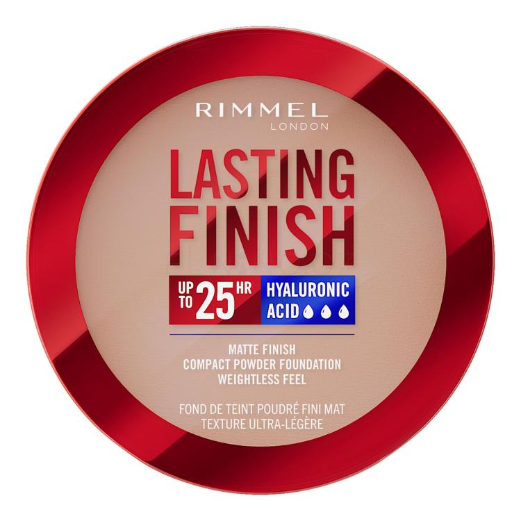 Rimmel London Lasting Finish 25H Compact Powder Foundation SPF20 Make-up pro ženy 7 g Odstín 006 Rose Vanilla