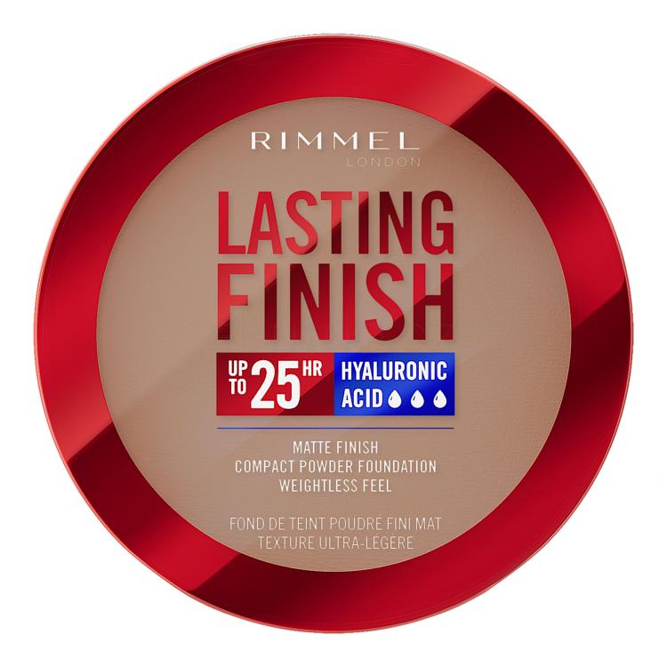 Rimmel London Lasting Finish 25H Compact Powder Foundation SPF20 Make-up pro ženy 7 g Odstín 011 Caramel