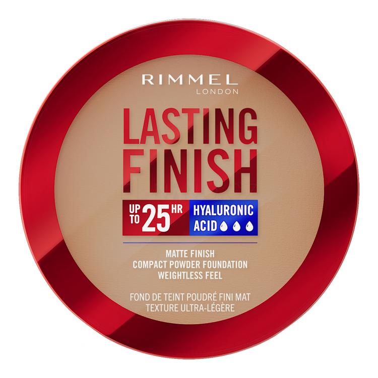 Rimmel London Lasting Finish 25H Compact Powder Foundation SPF20 Make-up pro ženy 7 g Odstín 008 Soft Beige