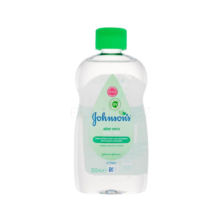 Johnson´s Baby Oil Aloe Vera Tělový olej pro děti 300 ml