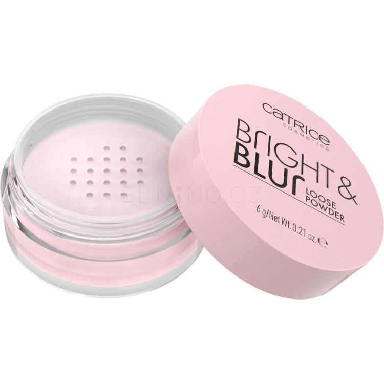 Catrice Bright &amp; Blur Loose Powder Pudr pro ženy 4,5 g Odstín 010 Soft Pink