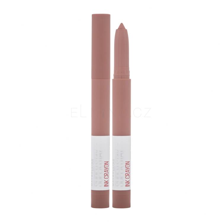 Maybelline Superstay Ink Crayon Matte Rtěnka pro ženy 1,5 g Odstín 95 Talk The Talk poškozený obal