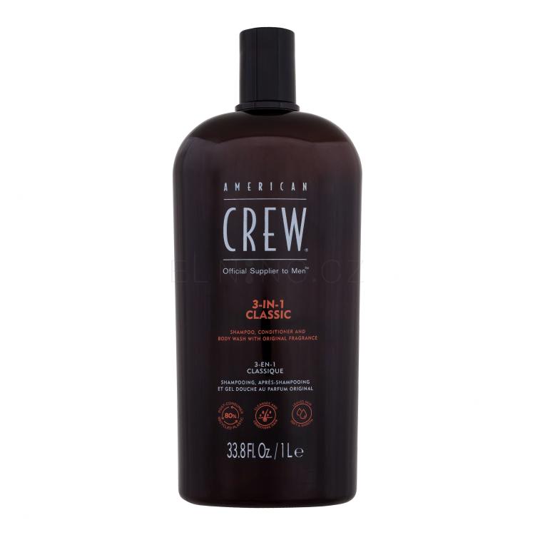 American Crew 3-IN-1 Šampon pro muže 1000 ml