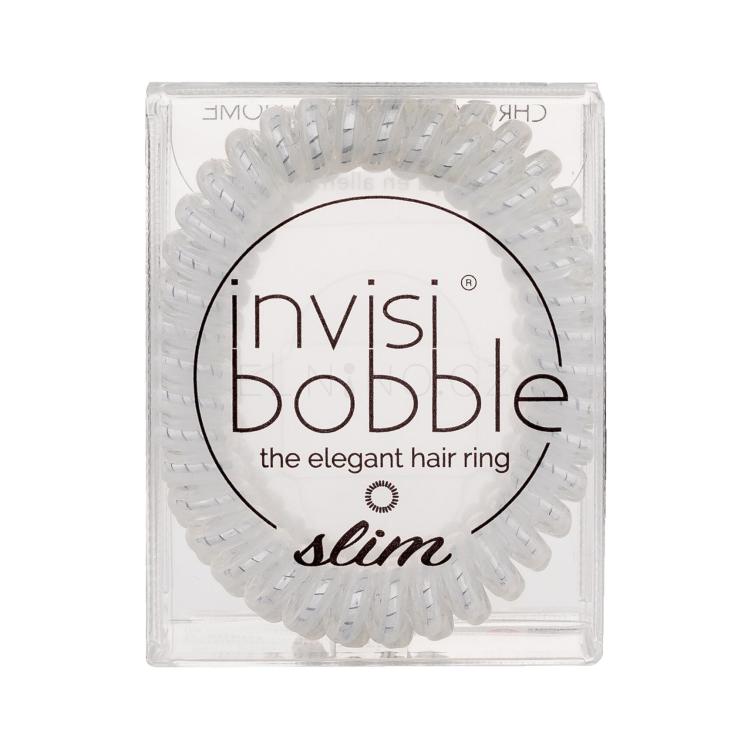 Invisibobble Slim Gumička na vlasy pro ženy Odstín Chrome Sweet Chrome Set