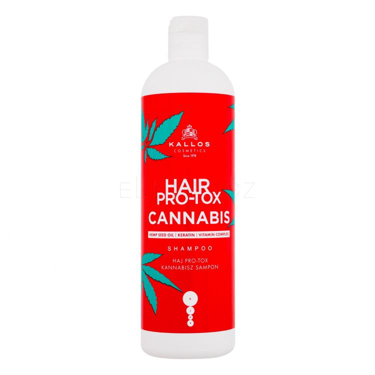 Kallos Cosmetics Hair Pro-Tox Cannabis Šampon pro ženy 500 ml