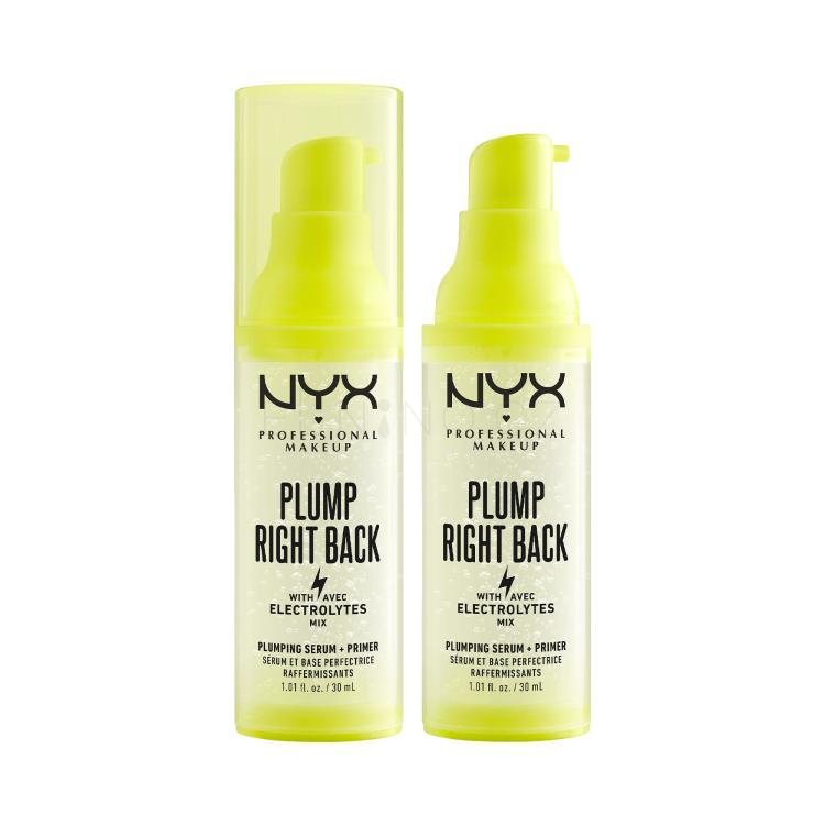 Set Báze pod make-up NYX Professional Makeup Plump Right Back Plumping Serum + Primer