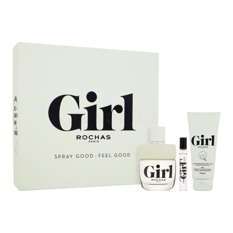 Rochas Girl Dárková kazeta toaletní voda 100 ml + tělový balzám 100 ml + toaletní voda 7,5 ml