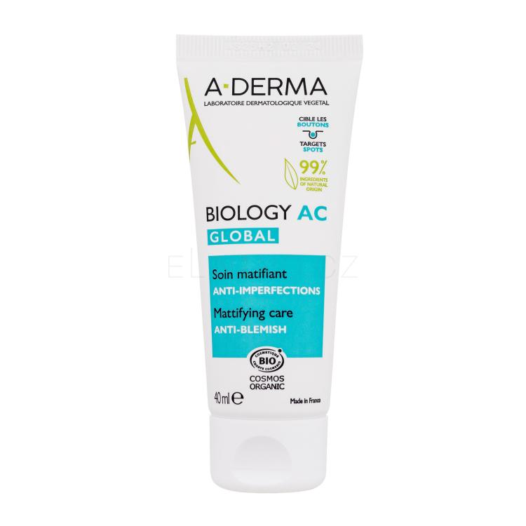 A-Derma Biology AC Global Mattifying Care Denní pleťový krém pro ženy 40 ml