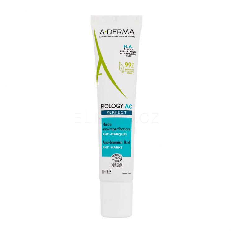 A-Derma Biology AC Perfect Anti-Blemish Fluid Denní pleťový krém pro ženy 40 ml