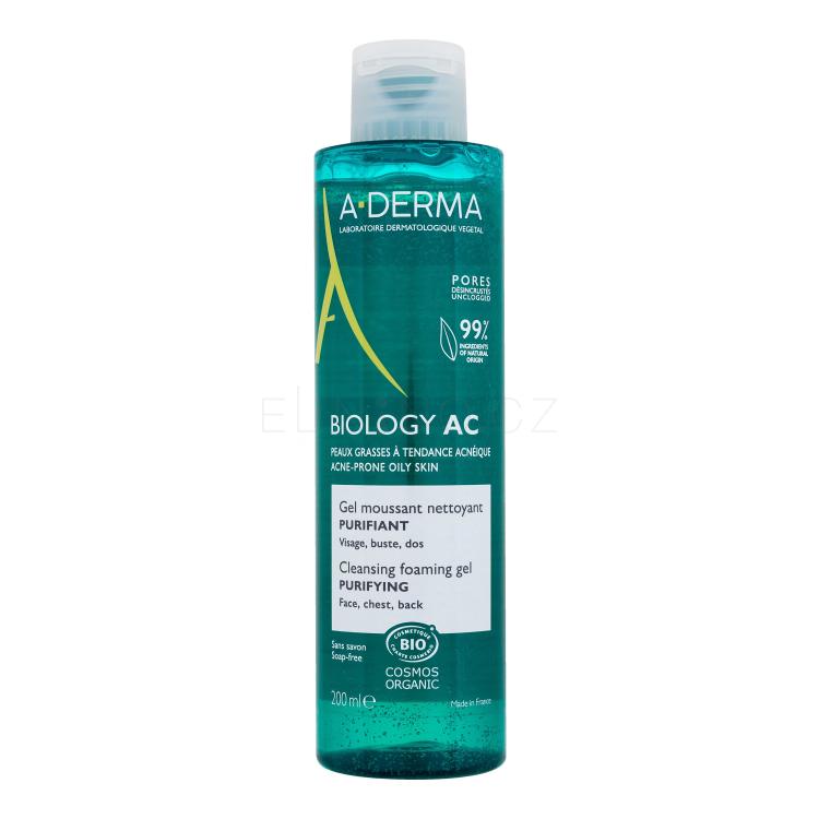 A-Derma Biology AC Cleansing Foaming Gel Čisticí gel pro ženy 200 ml