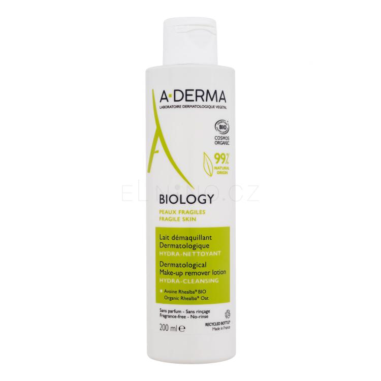 A-Derma Biology Dermatological Make-Up Remover Lotion Odličovače pleti pro ženy 200 ml