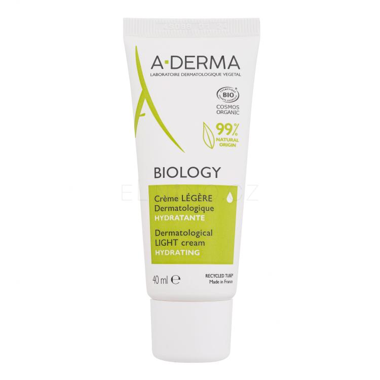 A-Derma Biology Dermatological Light Cream Denní pleťový krém pro ženy 40 ml