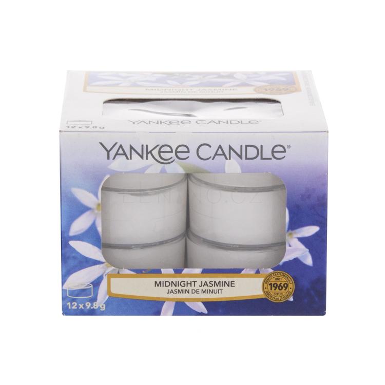 Yankee Candle Midnight Jasmine Vonná svíčka 117,6 g vada zbarvení